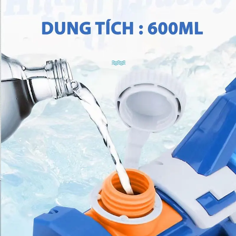 Đồ chơi súnɡ nước khổng lồ 2 nòng áp lực cao - súnɡ phun nước cỡ lớn bắn xa 6-10 mét cho bé thỏa sức vui chơi 5