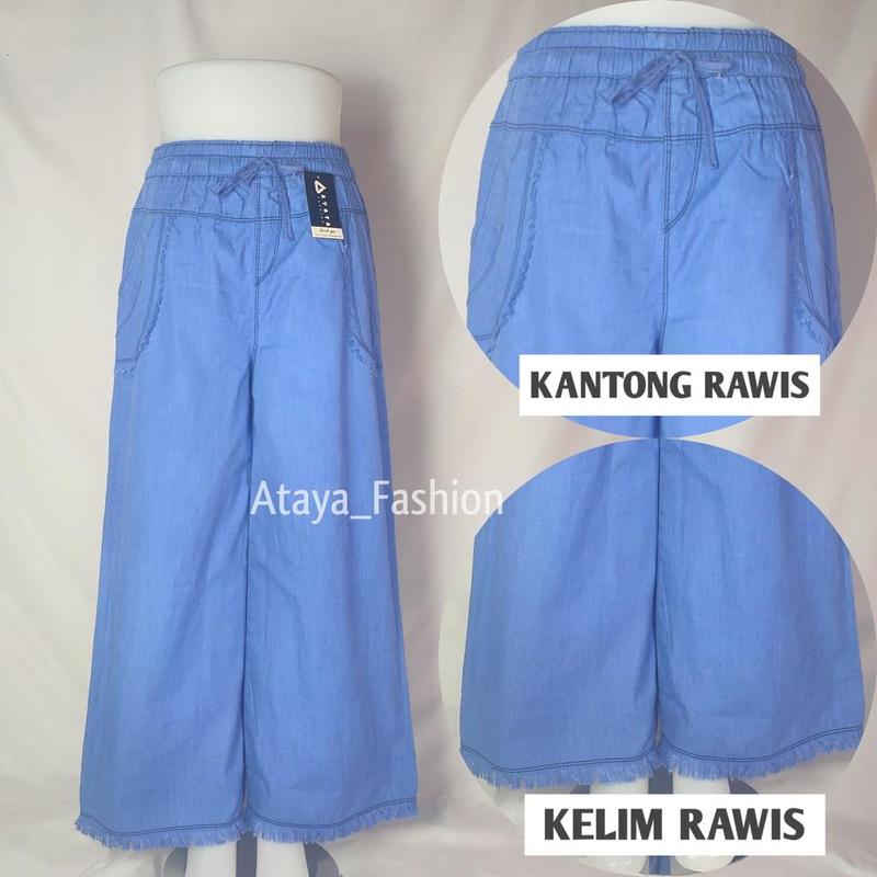 Ataya Store - CELANA KULOT PANJANG WANITA Semi Jeans MUAT BB 40-60KG 6