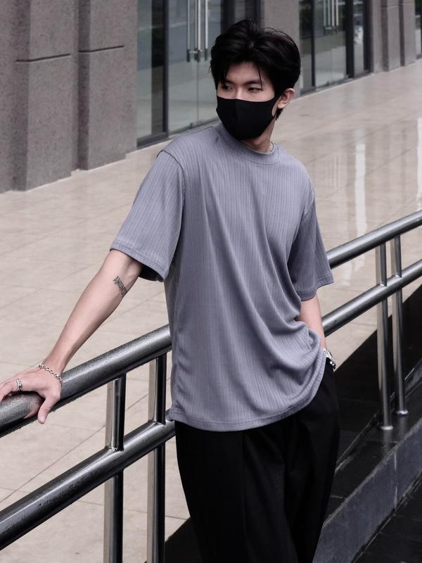 Áo phông trơn Samael vải poly lạnh siêu bền thoáng mát Unisex Cổ Tròn 6