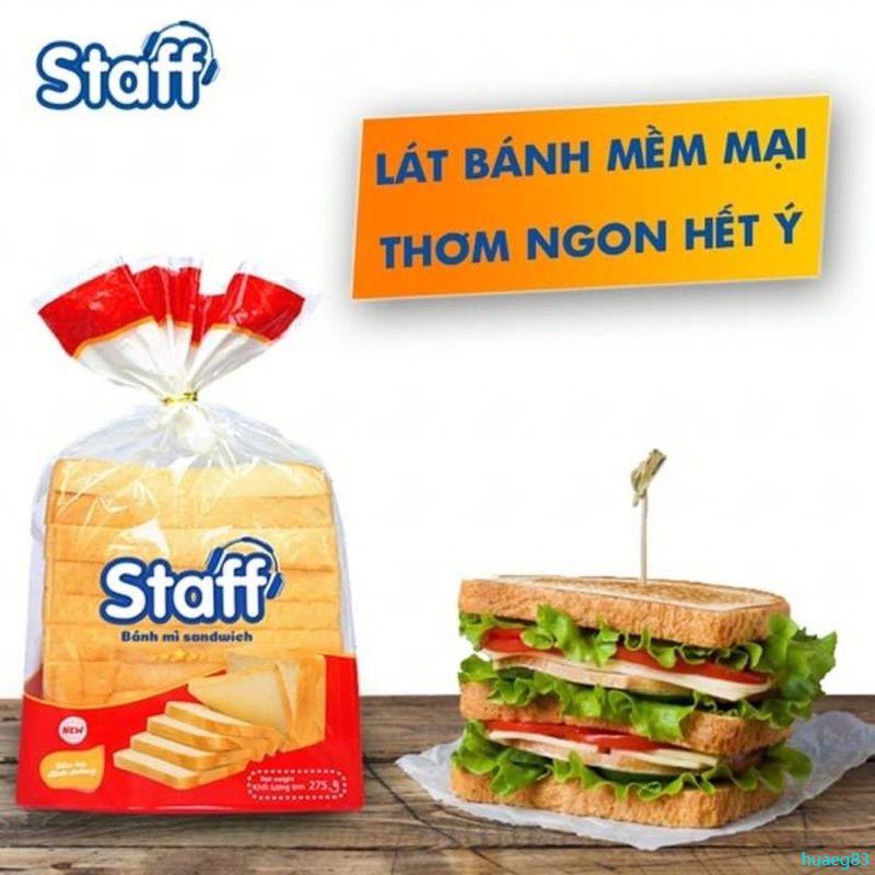 huaeg83 Bánh mì sandwich Staff 275g có sẵn sll 2