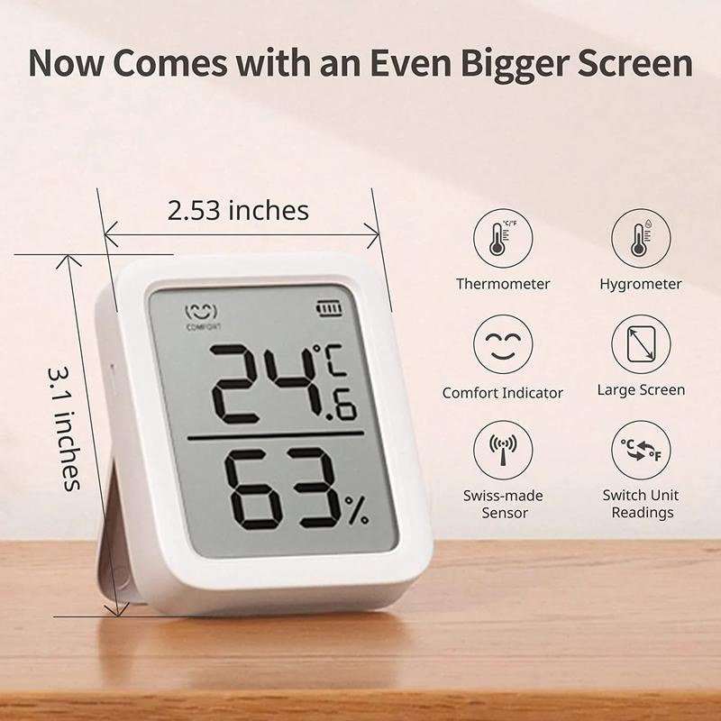 SwitchBot Meter Plus -Máy Đo Nhiệt độ và Độ ẩm thông minh SwitchBot, kết hợp với thiết bị nhà thông minh-Hàng chính hãng 2