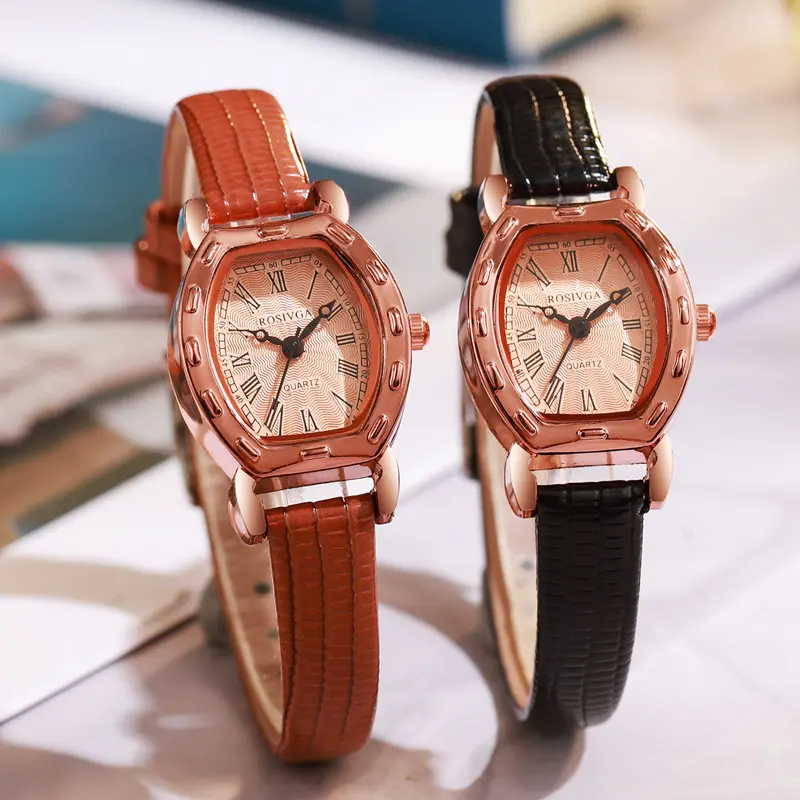 New Fashion Women's Watch Women's Bucket-Shaped Elegant Student Niche Ins Style Niche Korean Style Watch