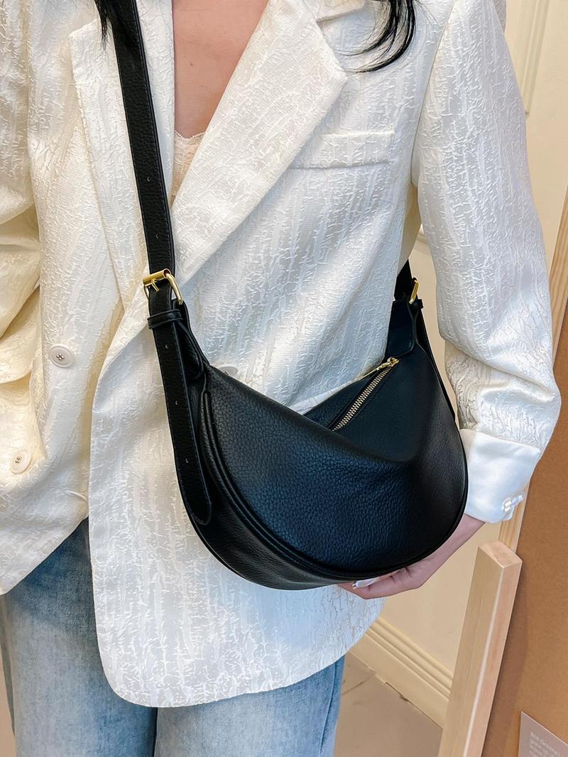 Product Introduction of Fashion Colorblock Underarm Bag, Large Capacity Commuter Bag, Trendy Versatile High-quality Daily Commuting Bag, Girl Fashionable Shopping Bag 7