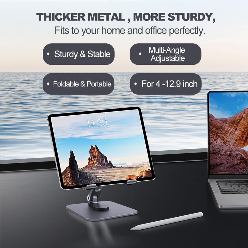 Tablet Stand Holder Rotation 360 Aluminum alloy For Tablet /HP/iPad/Redmi/Xiaomi/Samsung 1