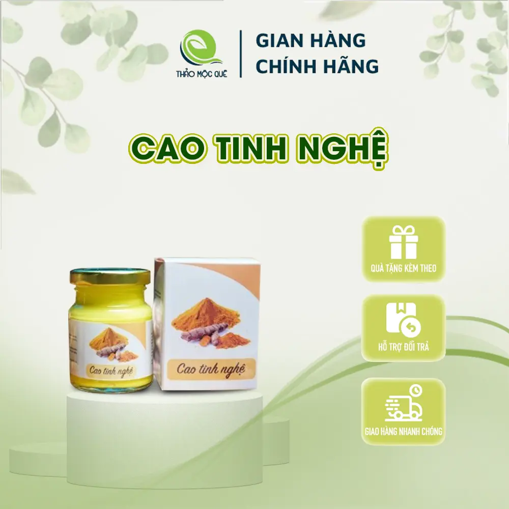 Cao Tinh Nghệ Nguyên Chất Sữa Ong Chúa Thảo  Mộc Quê