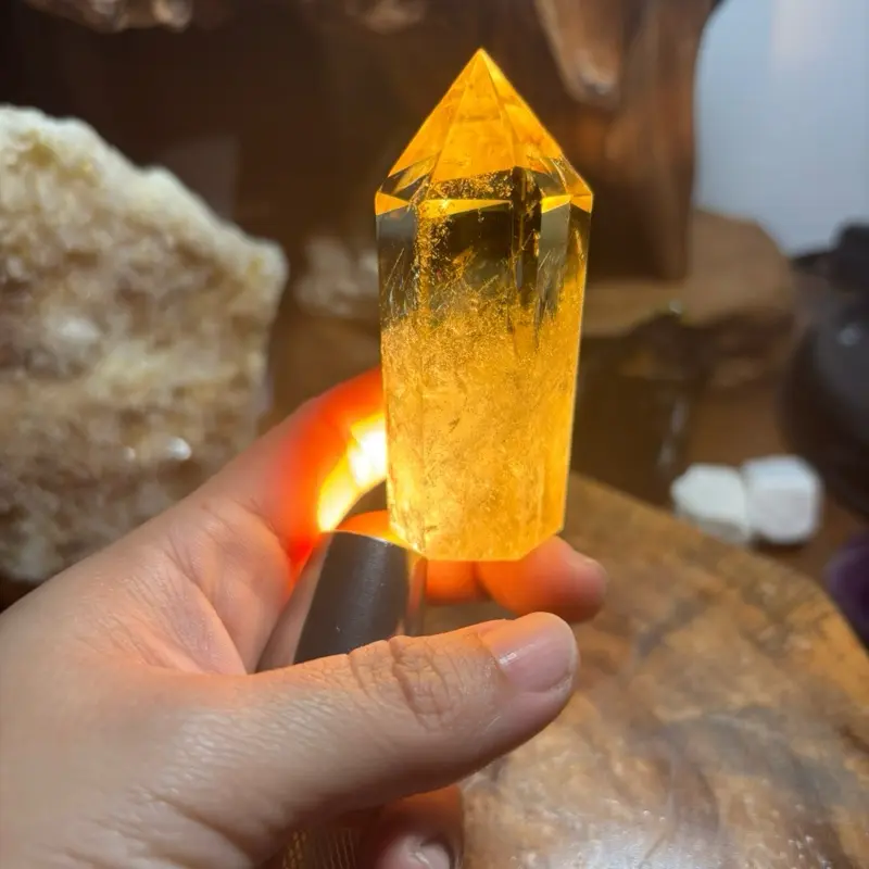 Trụ Thạch Anh Vàng - Y6 - 75g
