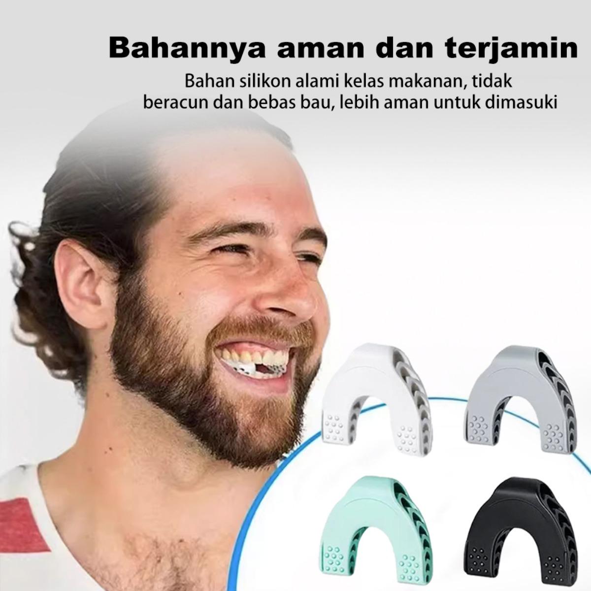Alat Pijat Wajah Elektrik - Pemijat Silikon V-Shape, Penghilang Double Chin, Perangkat Gym Jawline untuk Kontur Wajah, Lifting & Peremajaan Kulit - untuk Pria & Wanita