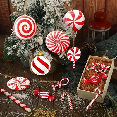 2D Pinata Candy Cane | Fun Party Game | Party Decor online | Christmas Pinatas | Christmas Theme Party | Party Decor | Festive Holiday Centerpiece