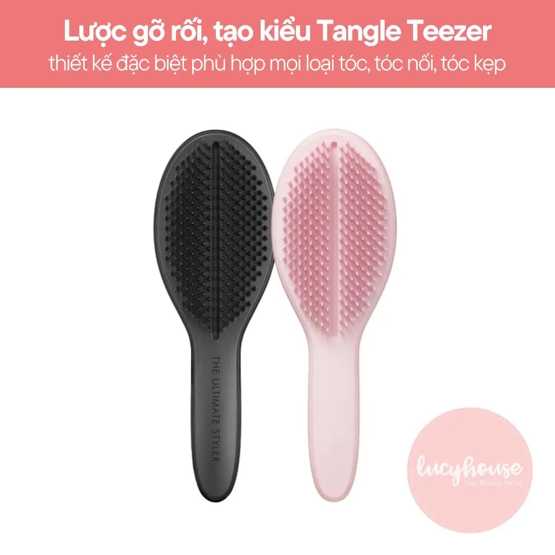 CHÍNH HÃNG - Lược gỡ rối và tạo kiểu tối ưu Tangle Teezer, The Ultimate Styler, thiết kế đặc biệt, mọi loại tóc