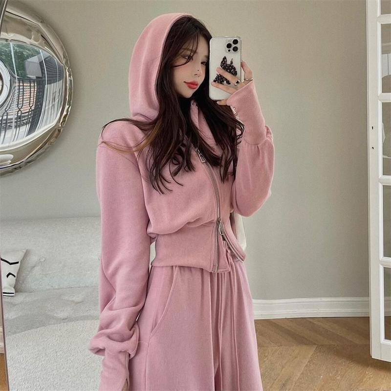 Product Introduction of Bộ Đồ Thể Thao, Thời Trang Thu Đông, Thanh Lịch, Dành Cho Phụ Nữ, Đầu Thu, Áo Len Có Mũ Trùm Đầu, Mỏng Và Rộng Rãi, Phong Cách Hàn Quốc, Bộ Đồ Hai Mảnh Thường Ngày Thích Hợp Cho Học Sinh Women Top 8