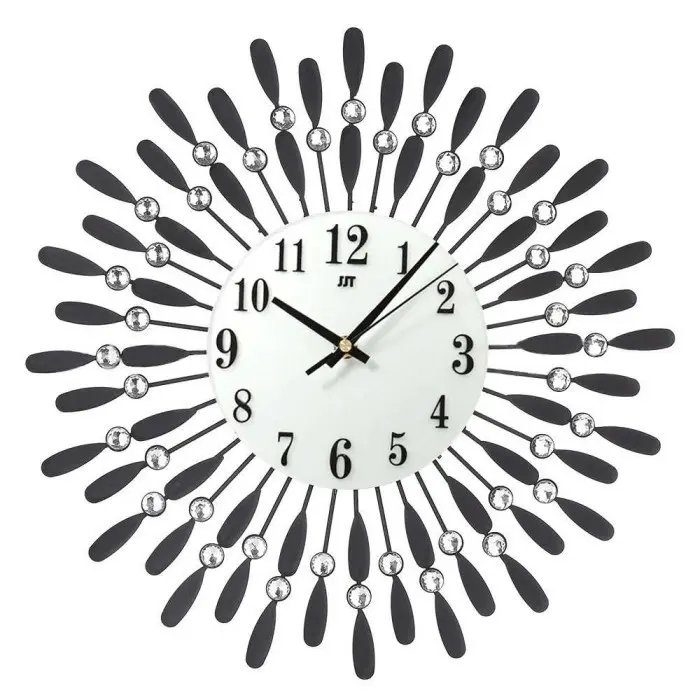 TaffHOME Jam Dinding 3D Quartz Clock Creative Luxury Diamond 38cm - H74 1