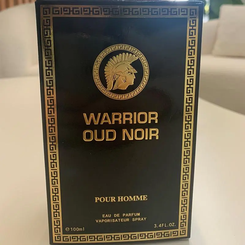 100ml Men's Warrior Oud Noir Perfume, Refreshing Combination Of Woody Floral & Fruity Scents, Perfume for Men, Daily Use for Dating, Party, Travel 5