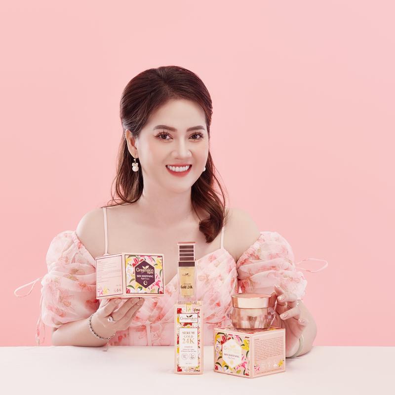 (ÁP DỤNG CTKM TỪ NGÀY 15-17/4 )Bộ Không Tì Vết Dưỡng Trắng Chăm Sóc Da Nám - Da Lão Hóa (Day Cream, Night Cream, Serum Gold 24K) Greenskin Organic - Mỹ Phẩm Hồng Loan