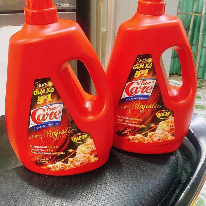 Combo Nước giặt xả Mr Care (True Care) 5in1 Majestic 3Kg6, giặt xả sạch thơm lâu