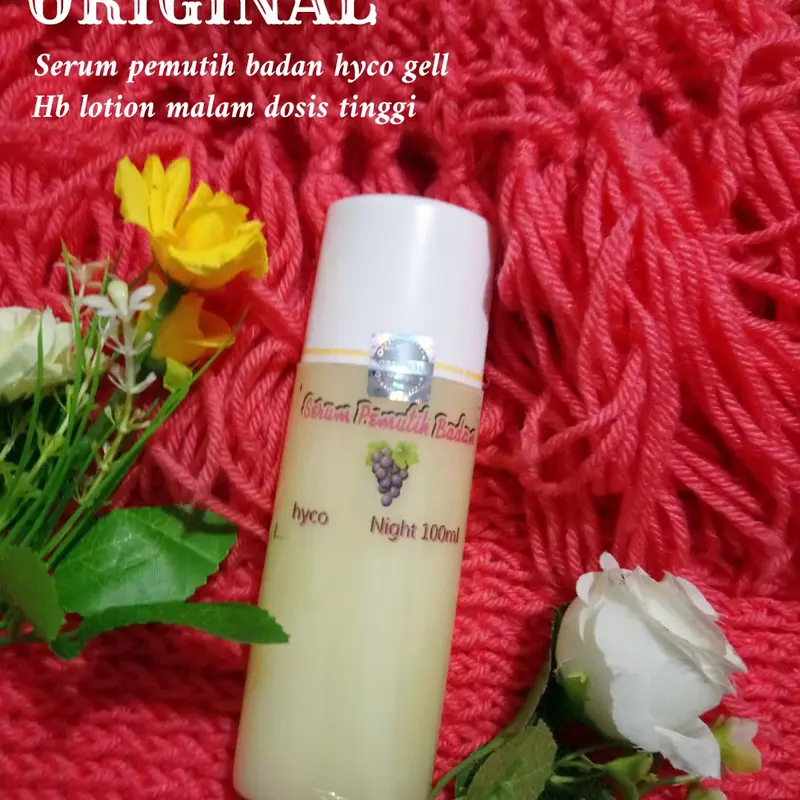 Serum pemutih badan hyco gell. HB lotion dosting anggur Memutihkan 0