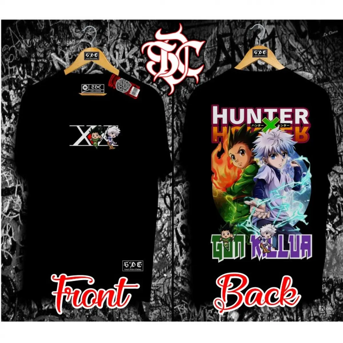 Áo Thun Nam, SDC HunterXHunter Gon Và Killua, Quần Áo, Cửa Hàng Mới Chính Thức
