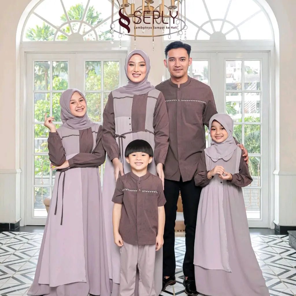Seply Sarimbit Keluarga Eksis 2023 Black Plum