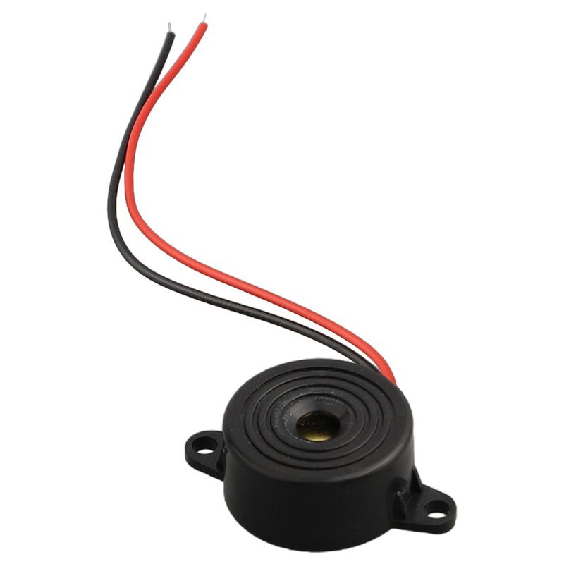 DC 3-24V Electronic Buzzer Small Enclosed Piezo Electric Beeper with Wires 8