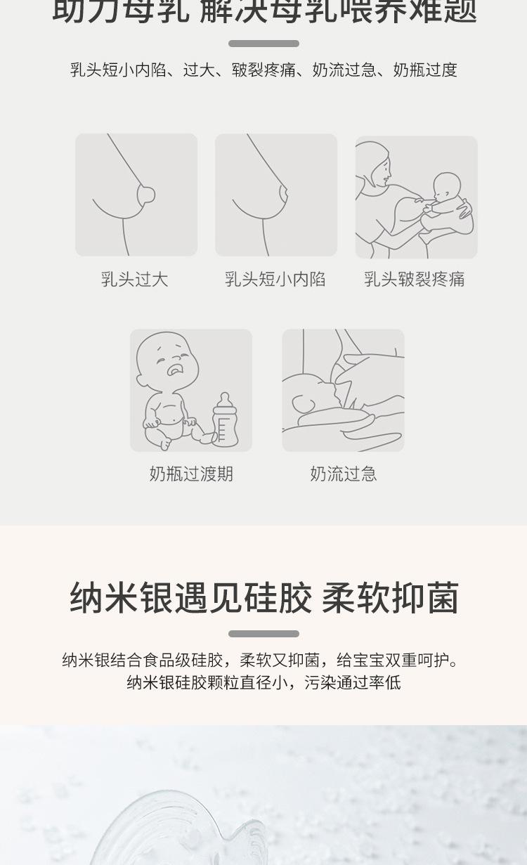 Product Introduction of Full Silicone Nursing Breast Pads Nipple-Type Nipple Protector Nursing Anti-Overflow Breast Pad Portable 1