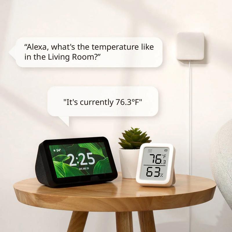 SwitchBot Meter Plus -Máy Đo Nhiệt độ và Độ ẩm thông minh SwitchBot, kết hợp với thiết bị nhà thông minh-Hàng chính hãng 5