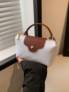 Women's Fashionable Solid Color Shoulder Bag, Casual Versatile Zipper Underarm Bag for Daily Used, Trendy All-match Commuter Bag