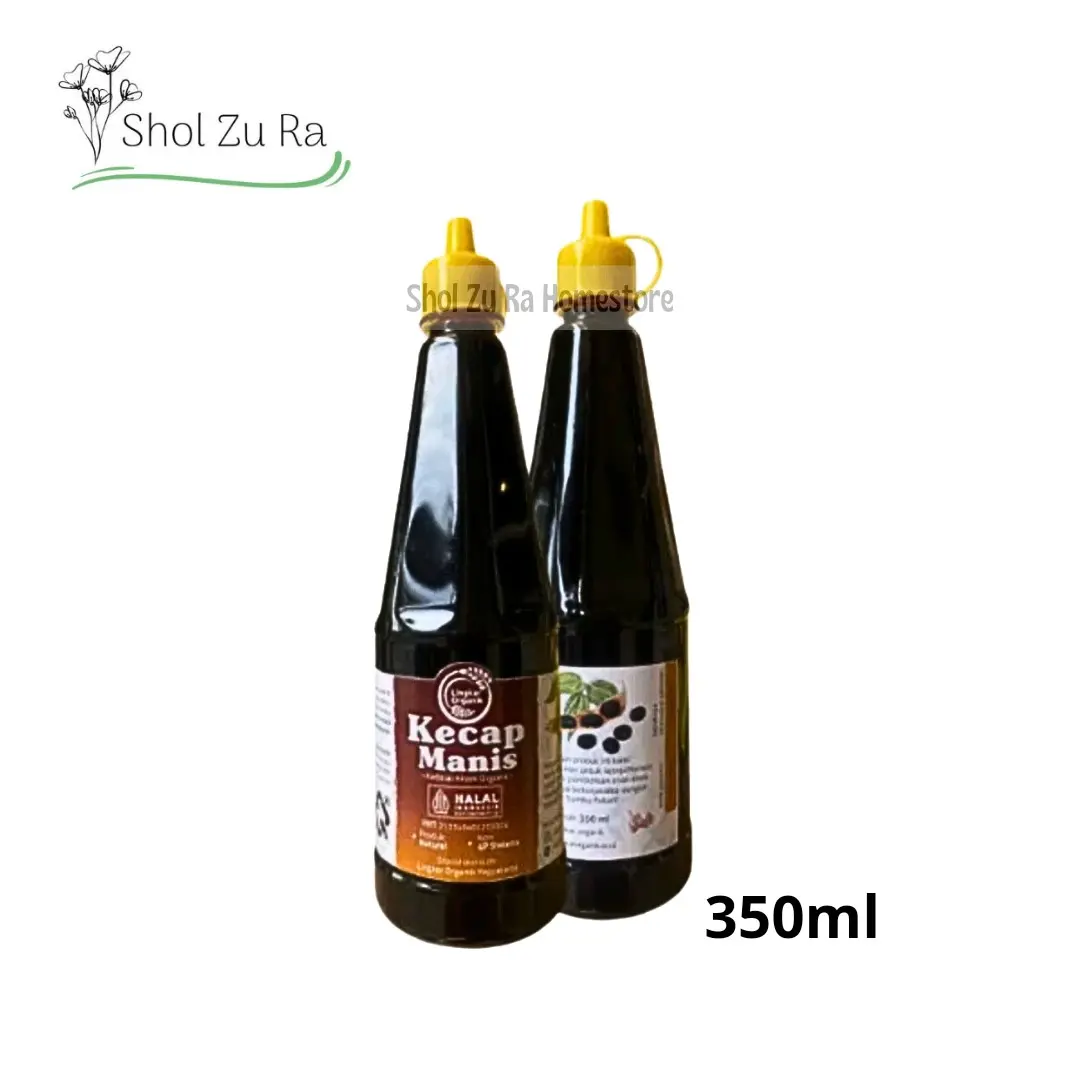 Kecap Manis Organik 350ml - Kecap Non MSG Kecap MPASi aman untuk semua Keluarga
