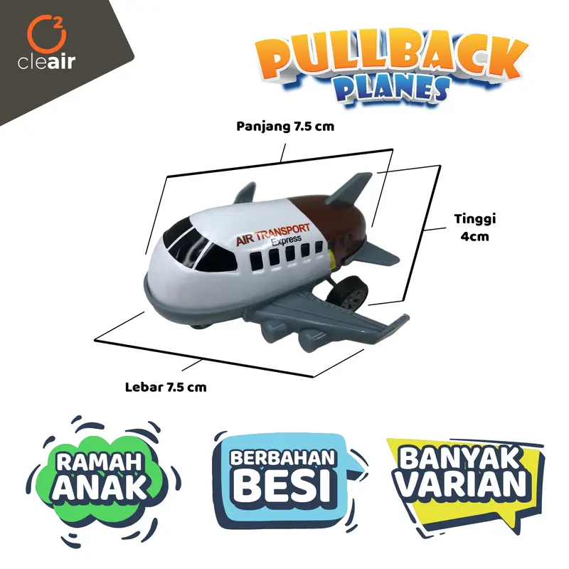 20Pcs Pesawat Pullback Metal Mainan Pesawat Mini Full Color Mainan Anak 3