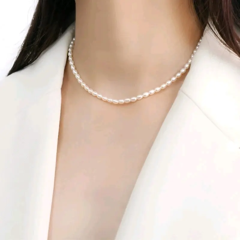Choker Mutiara Asli Lombok, Kalung Choker Mutiara Asli