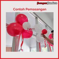 Gambar Balon Merah Polos | Hiasan Dekorasi 17 Agustusan Pernak Pernik Merah Putih dari Juraganbendera Kota Surabaya 4 Tokopedia