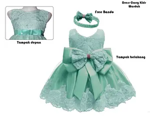Baju Pesta Anak Corry Mini Dress Impor Bayi Best Seller Gaun Brukat  Usia 1 Tahun Sampai 8 Tahun