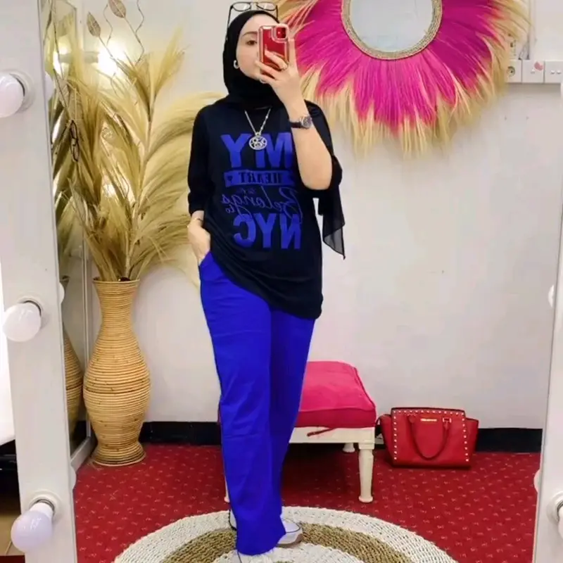 TERBARU!! One set Wanita My Heart Setcel Kekinian Ld 110 Bahan Combed By Nabil 5