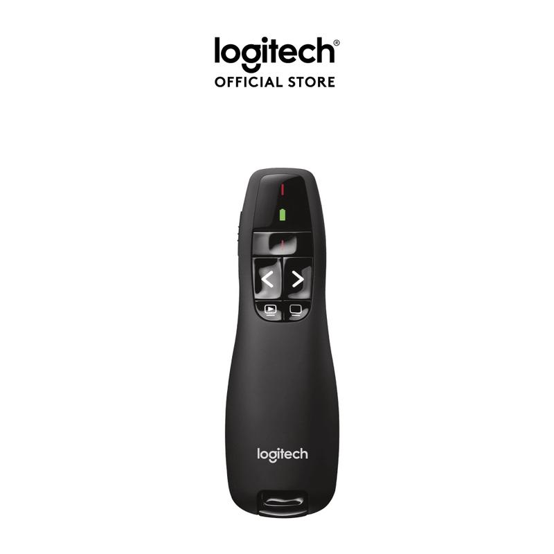 Bút trình chiếu từ xa Logitech R400 - Không dây USB 15m, nút bấm tiện lợi