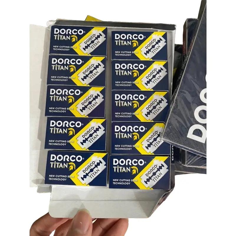 Lưỡi lam Dorco Titan hộp 100 lưỡi có tem chống làm giả Cạo Râu cao