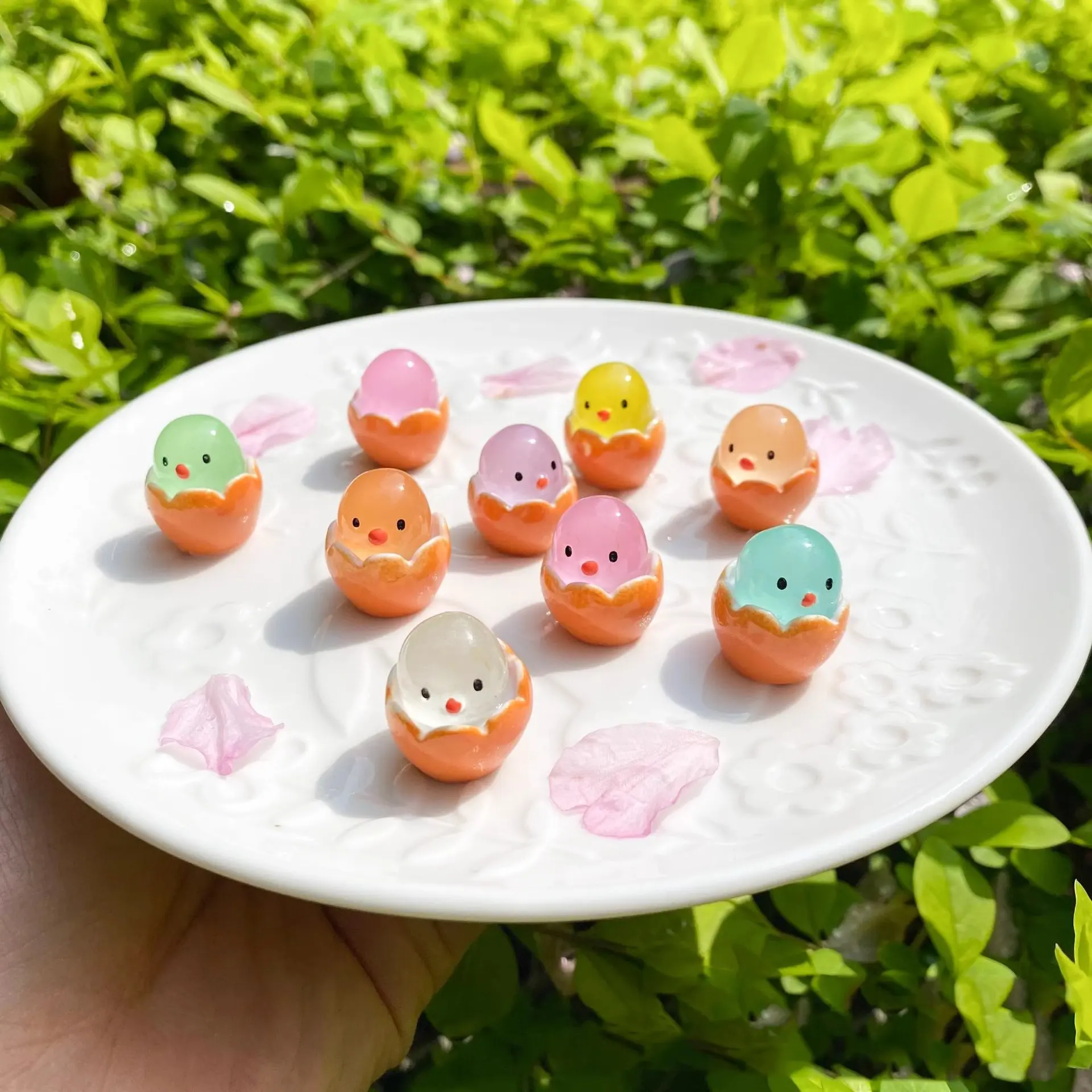 Luminous Glow Gadget Cute Egg Shell Little Chicken Children Kindergarten Gifts Student Small Prize Activity Gift