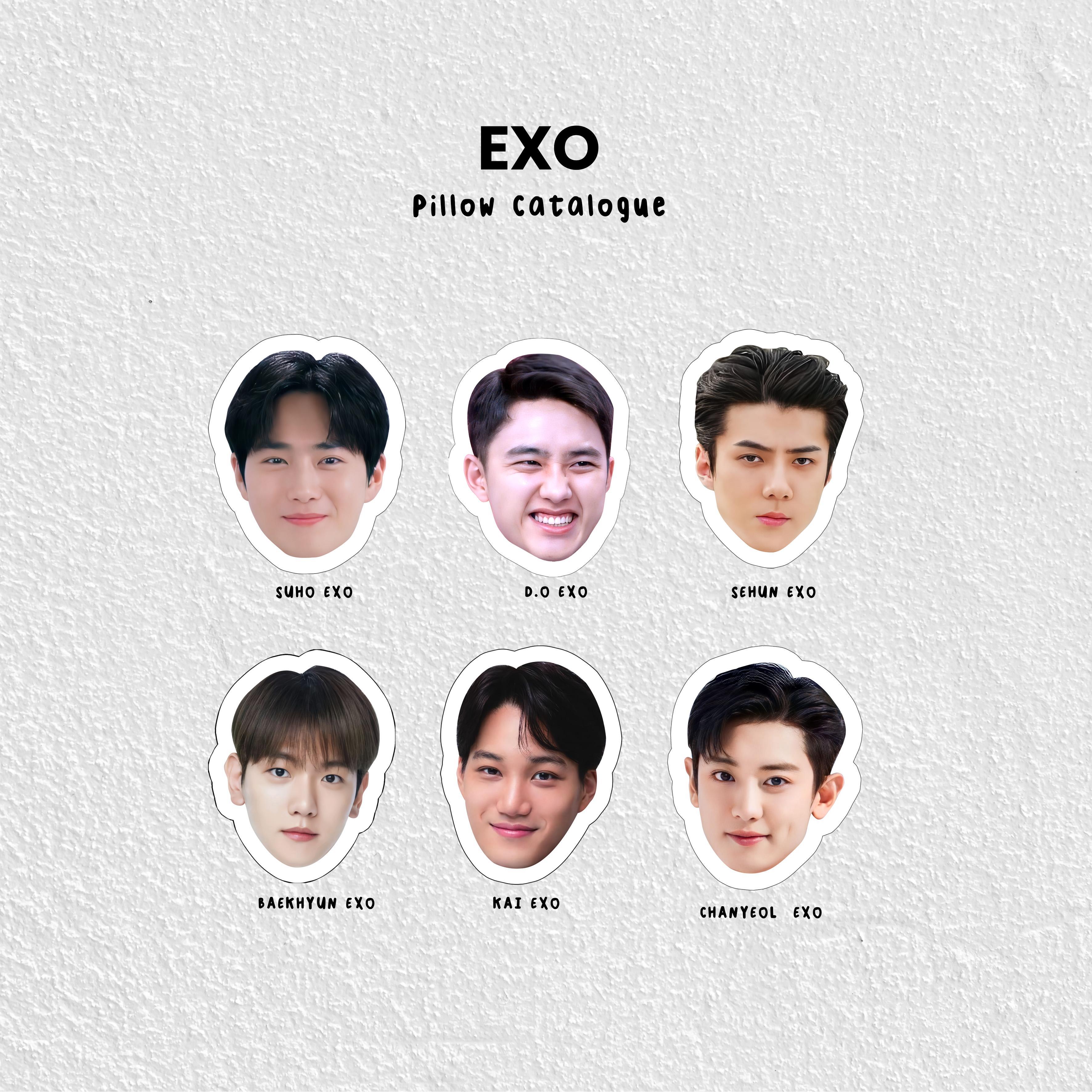 Bantal Muka Custom Kpop Foto Kepala Muka Sendiri | Bantal Karakter Idol | Muka Jungkook/Bright Win/NCT/BTS Notte