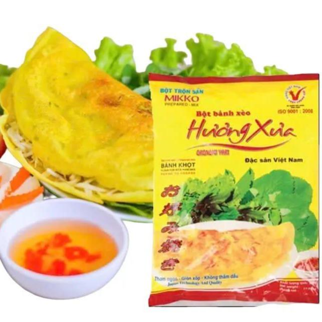 Combo 2 bịch Bột bánh xèo Hương Xưa (1 bịch 500g) / bột bánh xèo pha sẵn