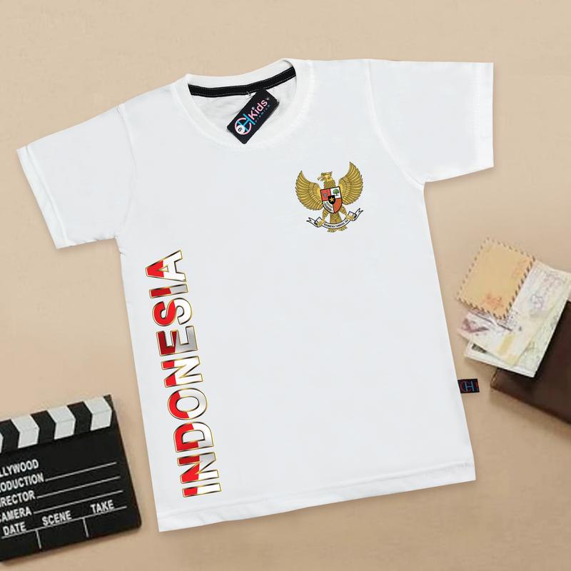 Product Introduction of kaos anak dan dewasa HUT RI bahan katun combed 1-9 thn lembut dan adem CH KIDS Anak-Anak Cowok 40