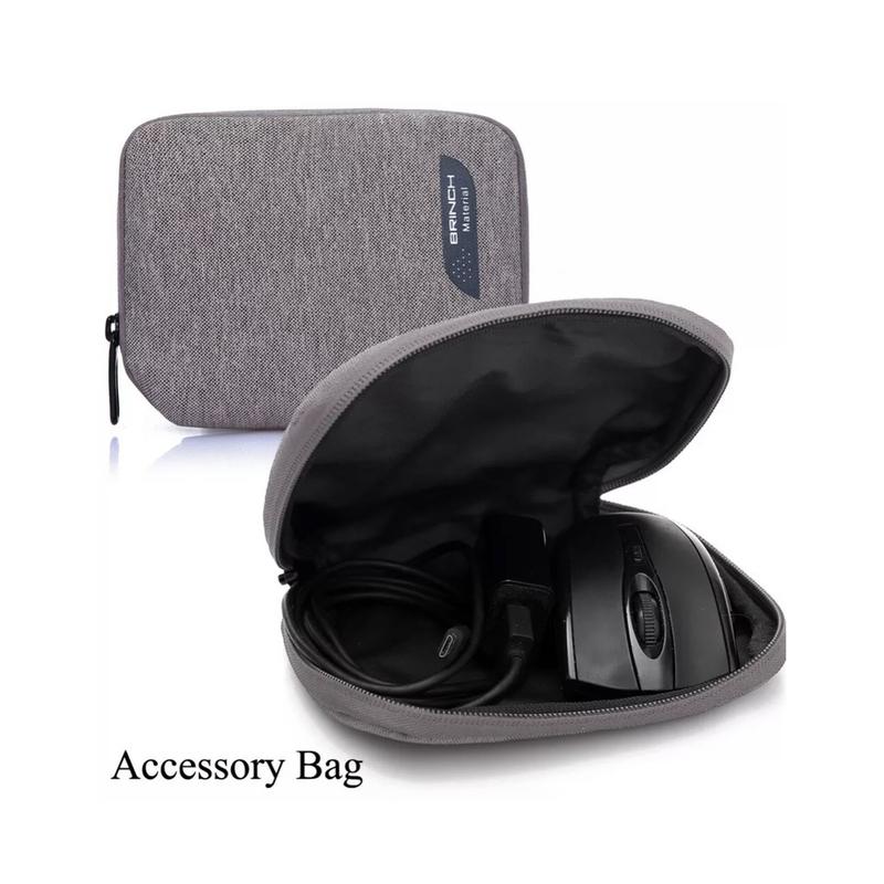 Tas Laptop Jinjing BRINCH Oxford Laptop Sleeve Case free pouch Size 14 15 16 inch 8