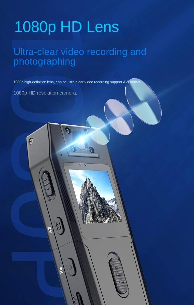 Product Introduction of Long Endurance HD Night Vision Law Enforcement Recorder Back Clip Conference Live Recorder Outdoor Riding Sports Camera 13