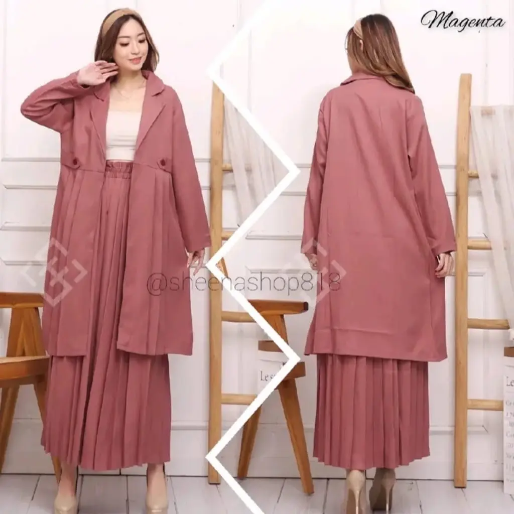 SETROK BLAZZER JUMBO LD130 Setelan Wanita