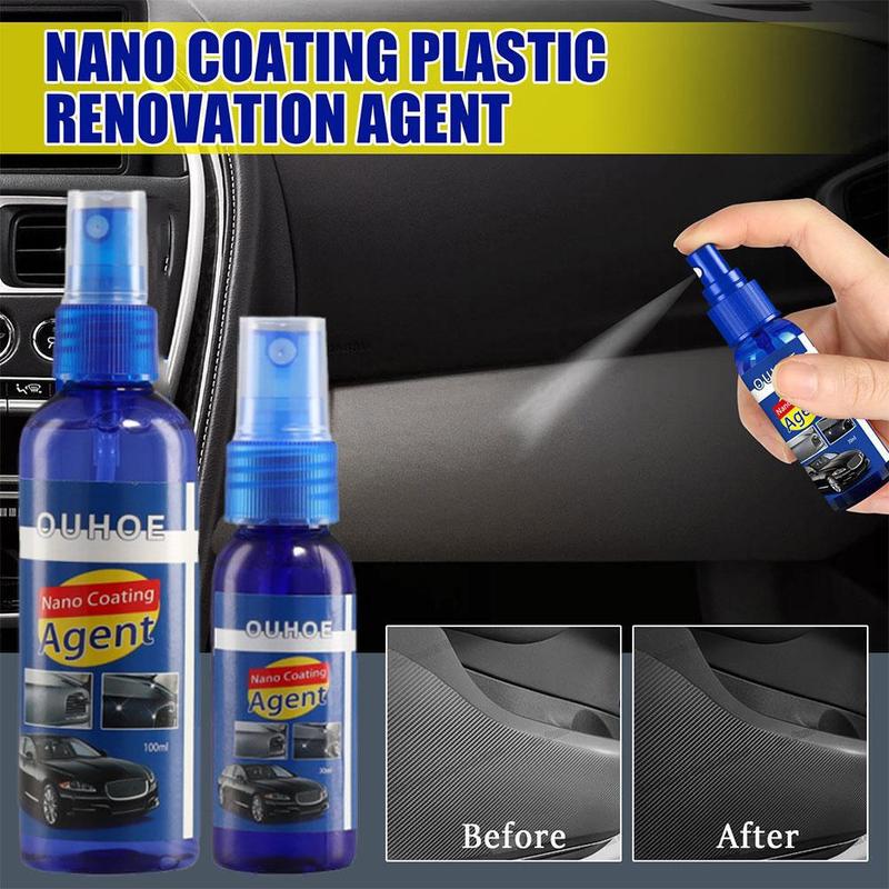 Product Introduction of Automotive Plastic Repair Coating Agent Automotive And Exterior Cleaning 30/100ml+sponge H4U4 35