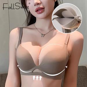 Áo Ngực Nâng Ngực, Liền Mạch, FallSweet, Dành Cho Phụ Nữ Có Ngực Nhỏ Áo Ngực Không Dây Trơn Hỗ Trợ Thoải Mái, Đồ Lót Nữ Đồ Lót