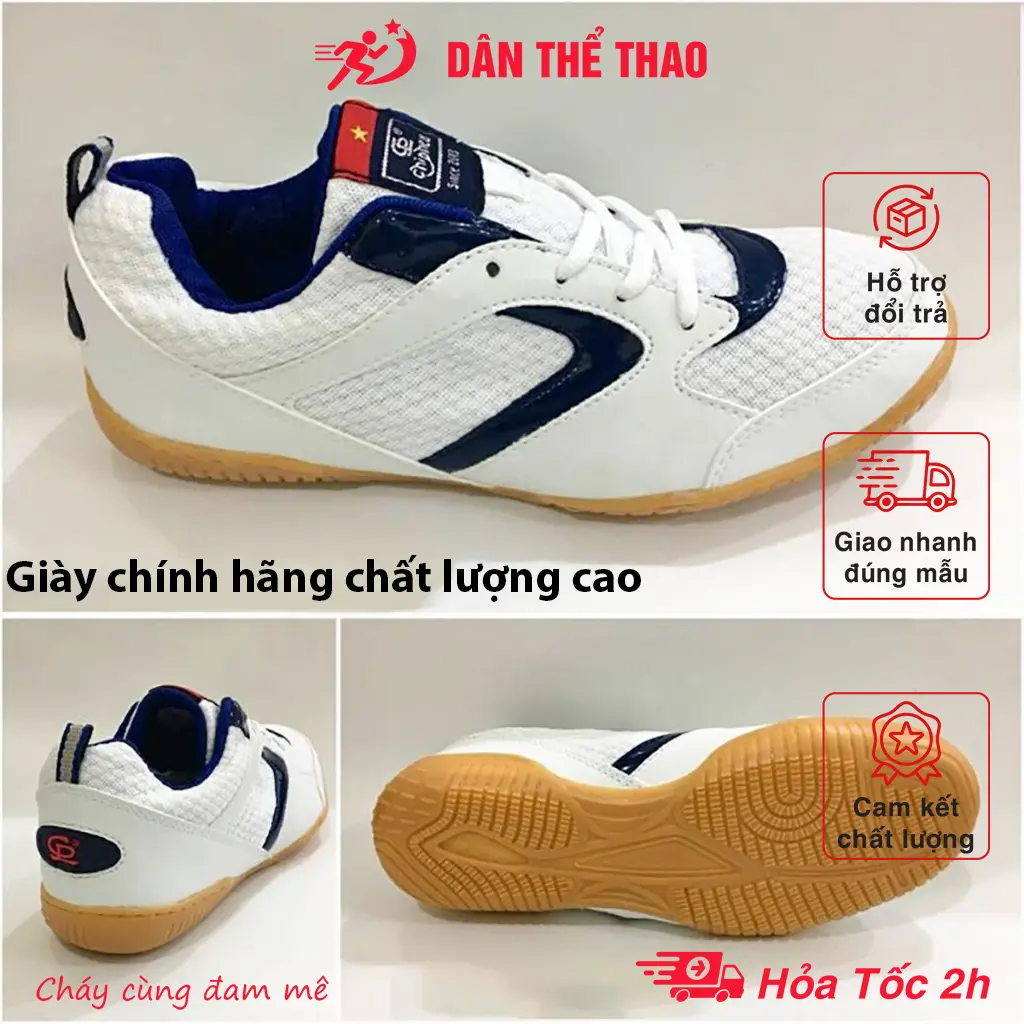 Giày cầu lông, chạy bộ, bóng bàn vô cùng êm, bền – Giày thể thao chuẩn hàng Việt Nam uy tín chất lượng cao