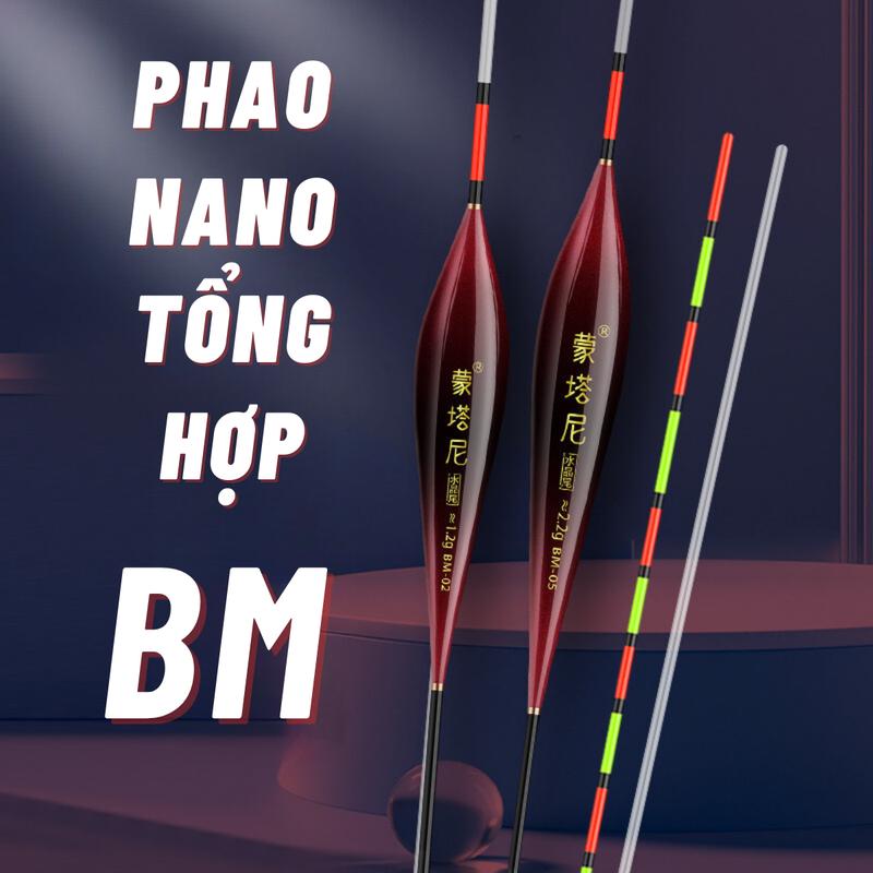 Phao Nano Dáng Tổng Hợp Cao Cấp - Tăm Phao Nâng Cấp Cải Thiện Độ Sáng - Phao Câu Đài