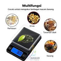 Gambar Timbangan Elektronik Digital Portabel 500g × 0.01g Cocok untuk menimbang perhiasan dan emas - 500g/0.01g-battery dari Mawar Best Shopping Kab. Tangerang 3 Tokopedia