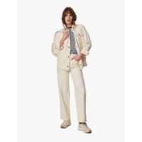 Gambar M&S - Jaket Wanita - Pure Cotton Denim Utility Jacket - Ecru, UK 8 dari Marks & Spencer ID Kab. Bogor 1 Tokopedia