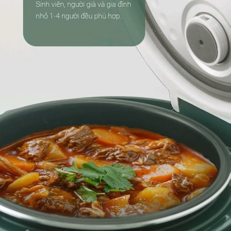 Nồi Cơm Điện Cao Cấp Kalpen R2, Dung Tích 1.2L, Chống Dính Whitford, Công Suất 500W - Cooker 5