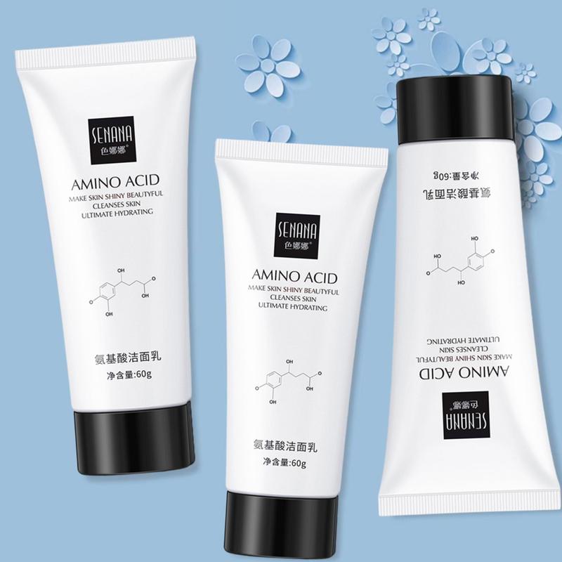 Product Introduction of Combo Sữa Rửa Mặt Amino Acid SENANA 60g Giúp Làm Sạch Sâu Bụi Bẩn Giảm Bã Nhờn Hỗ Trợ Thu Nhỏ Lỗ Chân Lông Cho Bạn Làn Da Mịn Màng 3