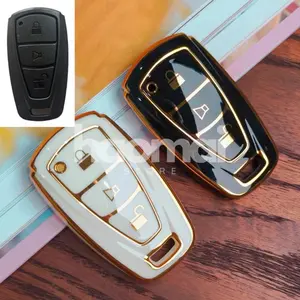 Sarung Kunci Agya Ayla 2012-2016 TPU Cover Casing Soft Case Silikon Remote Gantungan Kunci