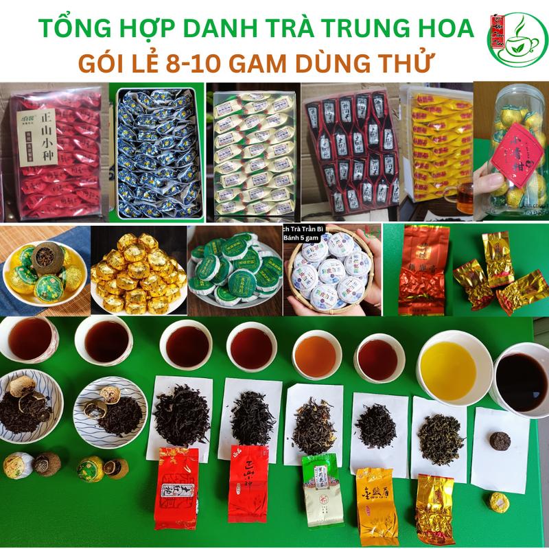  1 Gói 8 Gam-10 Gam Dùng Thử-Thập Đại Danh Trà Trung Hoa,Trà Phổ Nhĩ Quýt Hồng Trà Phổ Nhĩ,Thiết Quan Âm,Trà Ô Long Phổ Nhĩ 